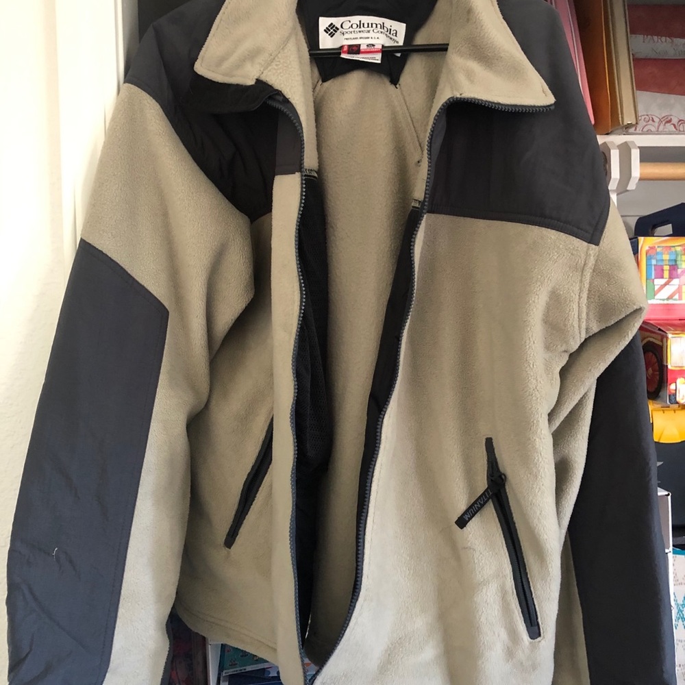 Men’s Columbia fleece mountain side jacket